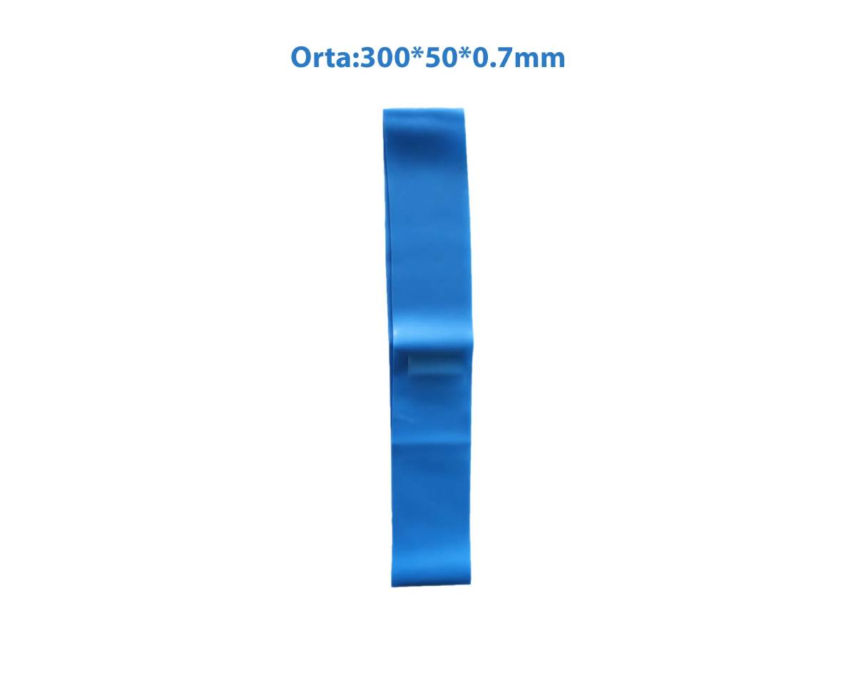 TPE Direnç Lastiği 300*50*0.7mm Uç Kısmı Kapalı Orta